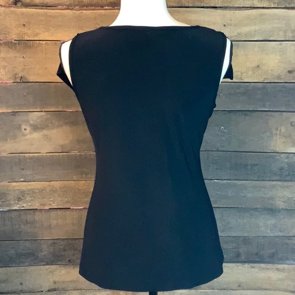 Carol Little Sleeveless Black Blouse - Picture 3 of 4